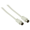 Value Line  Coax antenna cable coax male - coax male 1.50 m white Image