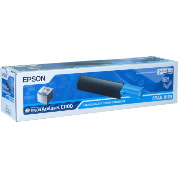 EPSON  Epson C1100 Cyan Toner High Capacity 4000 Page @ 5%