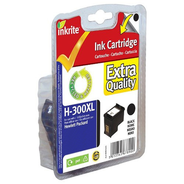 Inkrite HP 300XL Remanufactured Ink Cartridge - Black XL