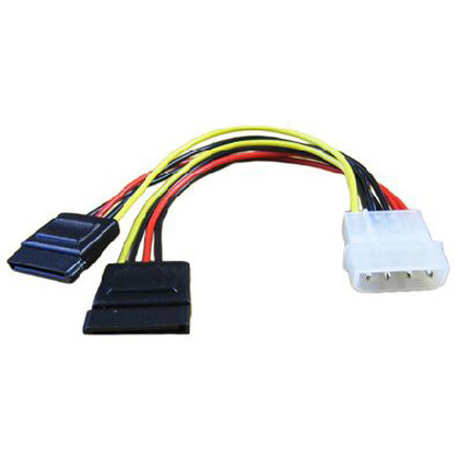 NEDIS  Internal Power Cable Molex Male - 2x SATA 15-Pin Female 0.15 m