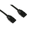 Generic 45cm SATA 2 Internal Data Cable With Locking cable - Black Image