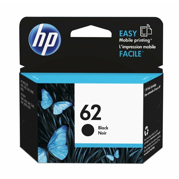 HP  HP 62 - Print cartridge - 1 x Black - 200 page