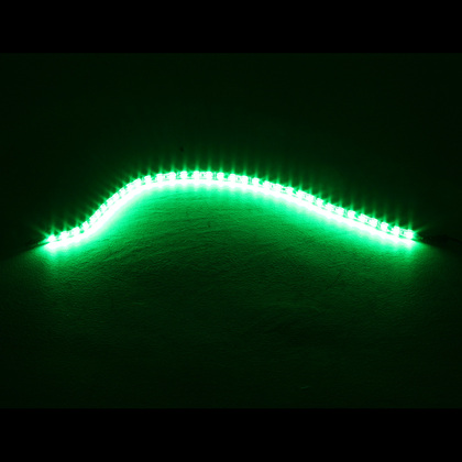 PowerCool  30Cm Green LED Strip Ip65 SMD5050 18 LED`S Molex Connector Retail Box