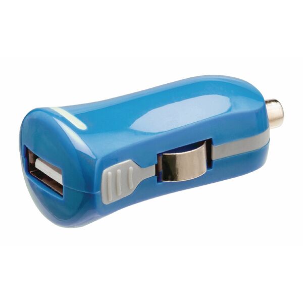 Value Line  USB car charger USB A female - 12 V car connector blue 2.1MA