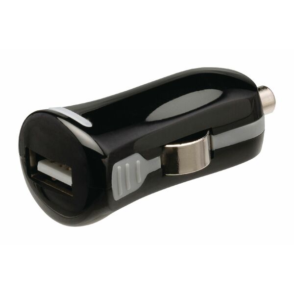 Value Line  USB car charger USB A female - 12 V car connector Black 2.1MA