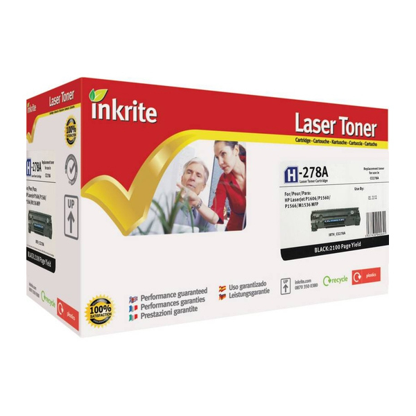 Inkrite  Toner compatible with HP and Canon (please see description for models)
