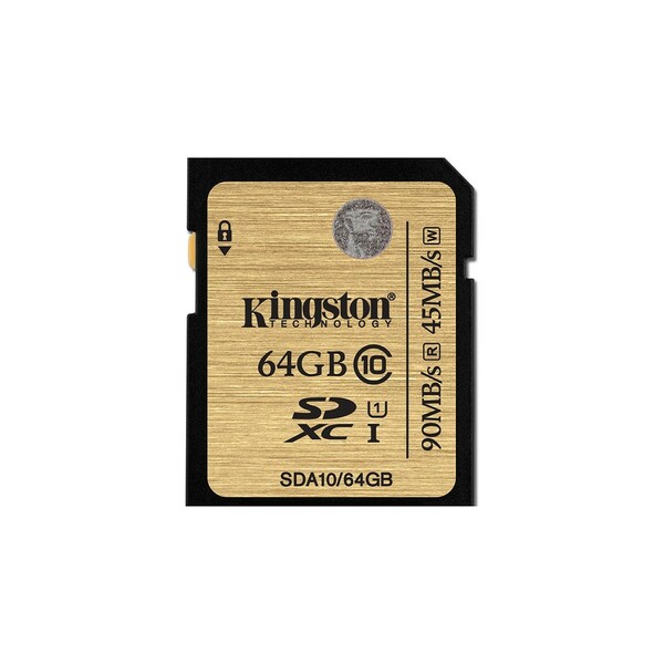 Kingston  64GB High Capacity SD XC Card , UHS-I Class 10