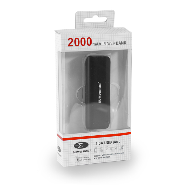 Sumvision 2000 mAh MOBILE power bank 5V 1A - Special Offer
