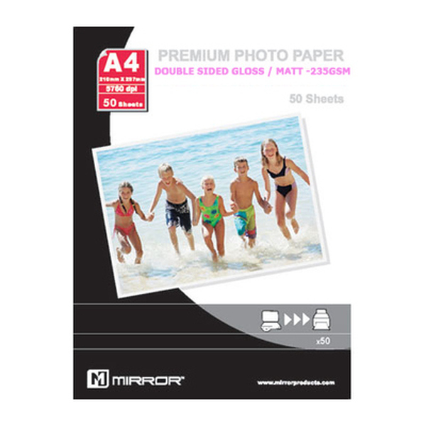 Mirror  230 Gm Gloss/matt Duo Paper A4 - 50 Sheets