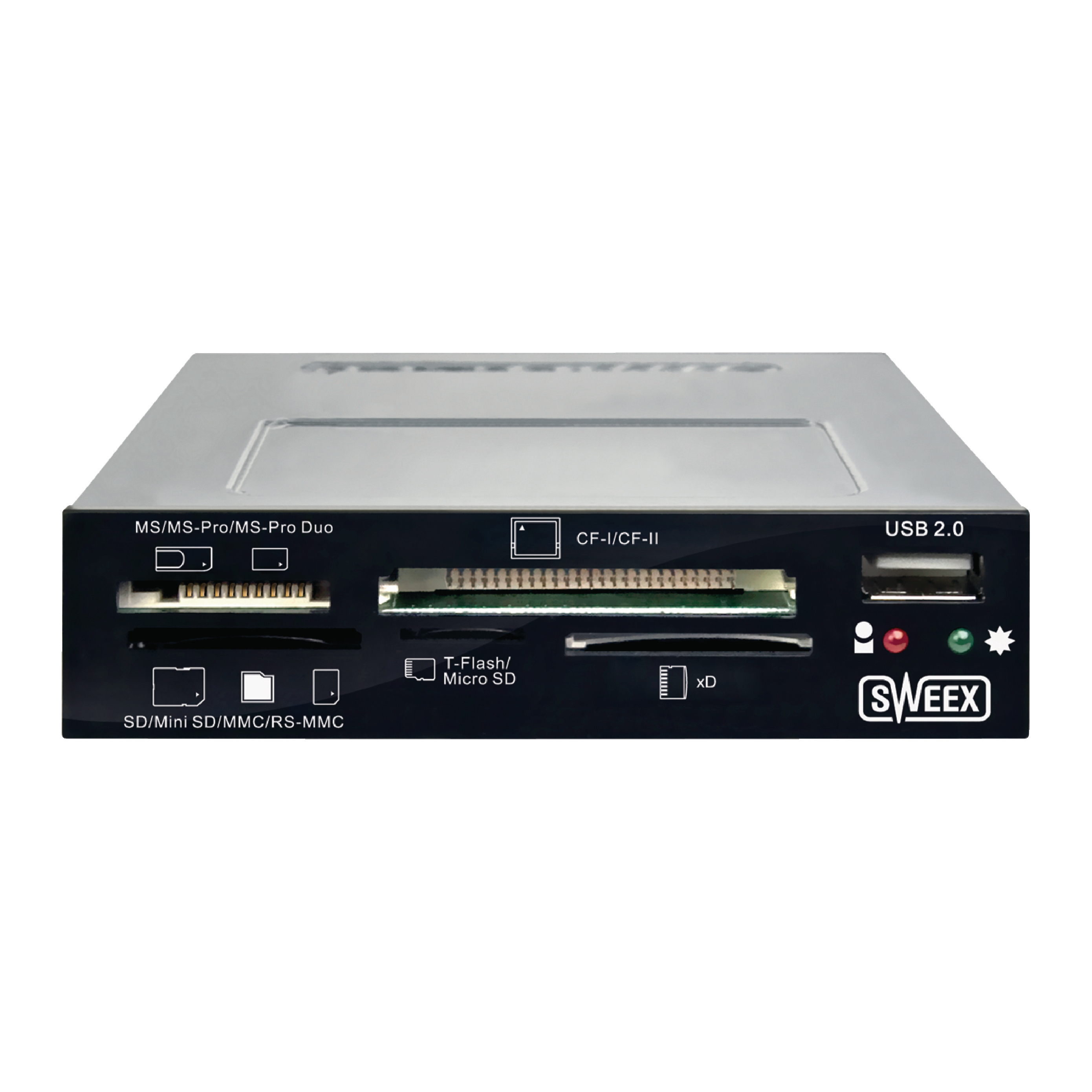 Sweex Internal 3.5`All In 1 Card Reader USB2 Falcon Computers