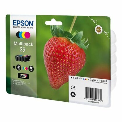 EPSON  29 Claria Home Strawberry Multipack Ink Cartridge - Black/Cyan/Magenta/Yellow