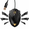 Gamdias  Hades Extension  Black 8 Buttons 1 x Wheel USB Wired Laser 8200 dpi Gaming Mouse Image