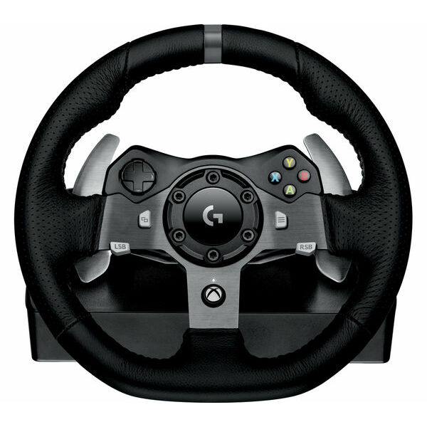 Logitech g920 driving force racing wheel and floor pedals on sale