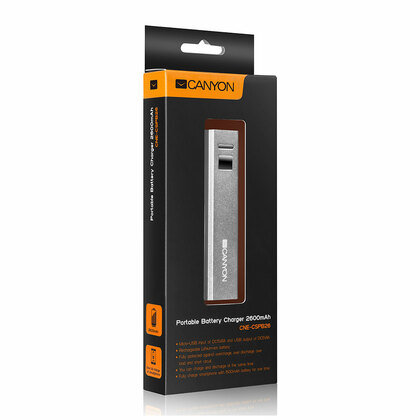 Canyon  2600 mAh MOBILE power bank - White