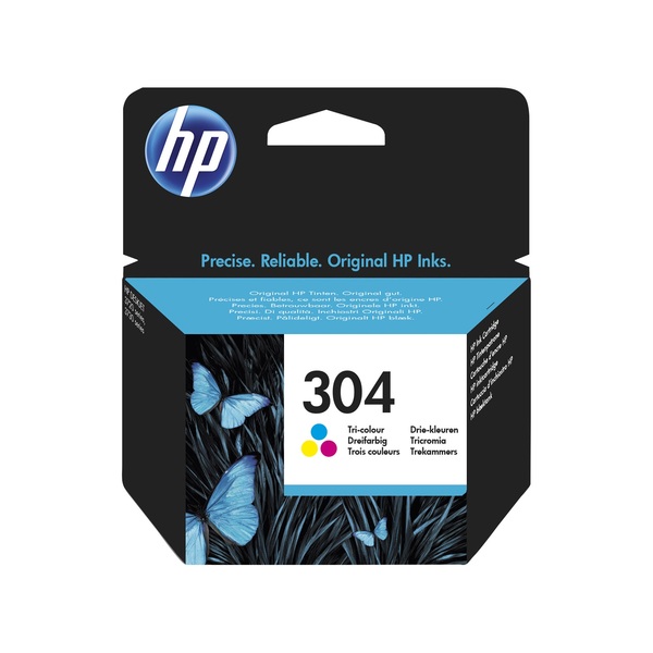 HP  HP 304 - Print Cartridge - 1 X Tri Colour - 100 Page Yeild