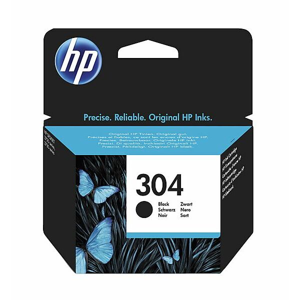 HP  HP 304 - Print Cartridge - 1 X Black - 120 Page Yeild