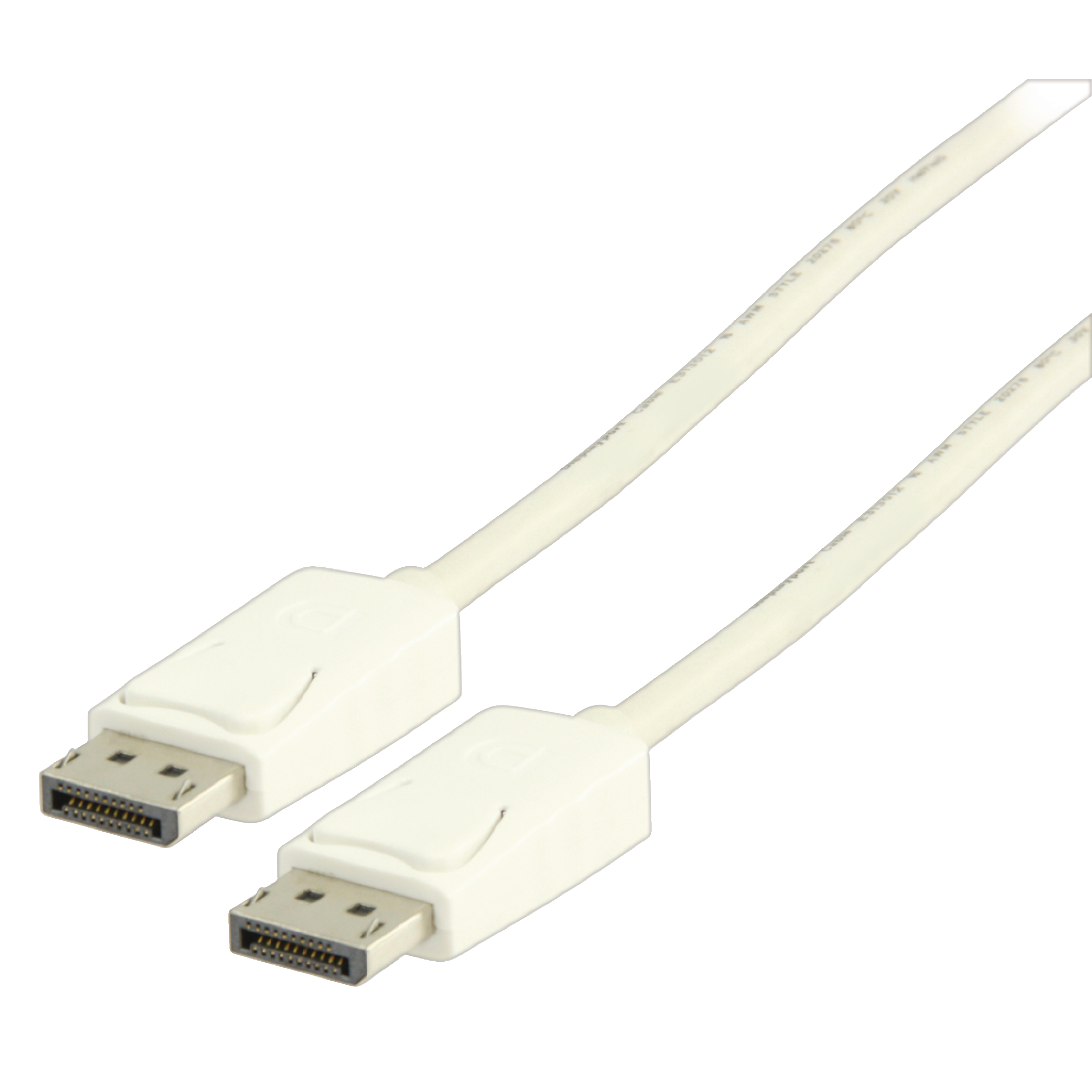 Value Line 3M Displayport Cable Displayport Male Displayport Male 3.00 M White Falcon Computers