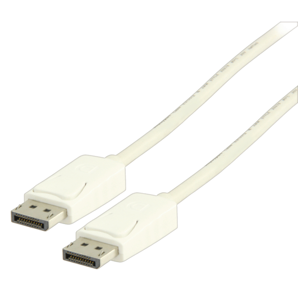 Value Line  3M Displayport Cable Displayport Male - Displayport Male 3.00 M White