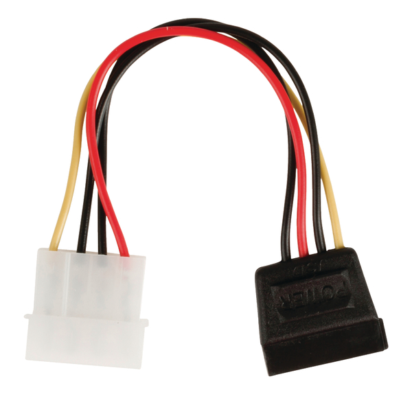 Value Line  Internal Power Cable Molex Male - SATA 15-Pin Female 0.15 m