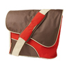 Trust  15.4` Street Style Messenger Bag (brown/red)  - Clearance Sale Image