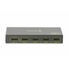 Konig  4-Port Ultra HD HDMI Switch Dark Grey - Connect 4 Ultra HD HDMI sources to a single Image