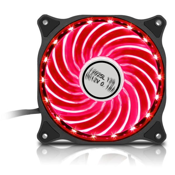 GameMax Game Max GMX-FAN-RGB Game Max  RGB LED 12cm 120mm Cooling Fan With Hydraulic Bearings (see description for compatible cases) RGB Ready CIT and Gamemax RGB controllers