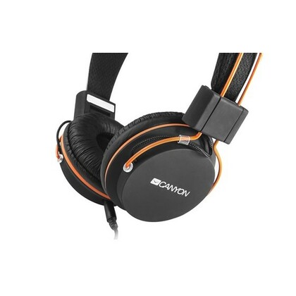 Canyon  Fold away Headset - Black And Orange