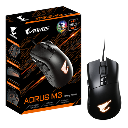 Gigabyte  6400 DPI Optical RGB Gaming Mouse