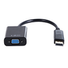 Cable Expert  DISPLAYPORT MALE - VGA FEMALE ADAPTER, 15cm, black upto 1920 x 1200 x 60 Hz or 1080P Image