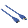 Value Line  USB 3.0 Cable A Male - Micro B Male Round 3.00 m Blue Image