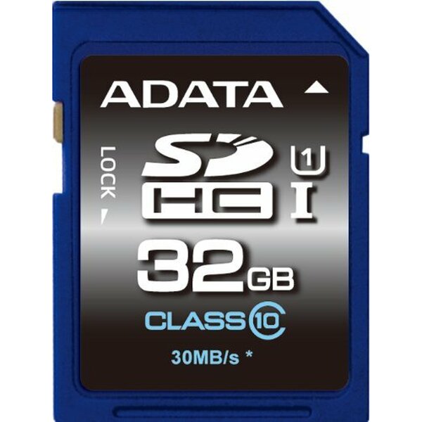 Adata  Adata Premier 32Gb High Capacity Sd Card, Uhs-I Class 10, R/W 50/10 Mb/S
