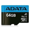 Adata  64GB adata Premier Micro SDXC Card with SD Adapter, UHS-I Class 10 with Adaptor Image