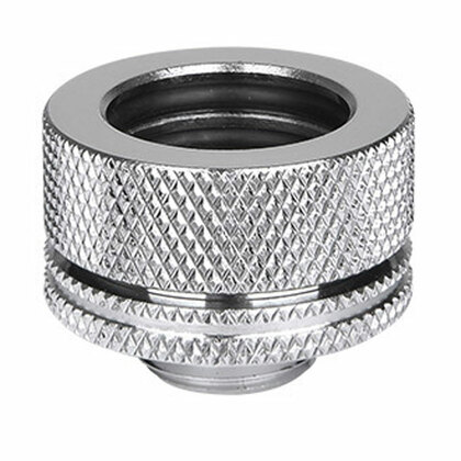 Thermaltake  Pacific PETG Tube 16mm OD Chrome Compression Fitting from Thermaltake