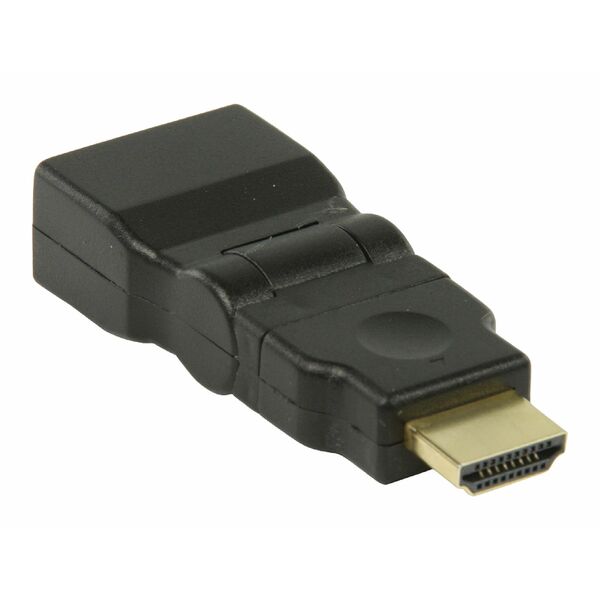 Value Line  High Speed HDMI with Ethernet Adapter Swivel HDMI Connector - HDMI Female Blac