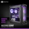 Coolermaster  Cooler Master MasterBox Q300P Black Mini Tower Case (M-ITX/M-ATX) Image