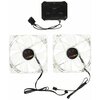 Riotoro  Riotoro Prism Fan Kit, 2 x 12cm Case Fans with Controller, RGB, 256 Colours - SPECIAL OFFFER Image