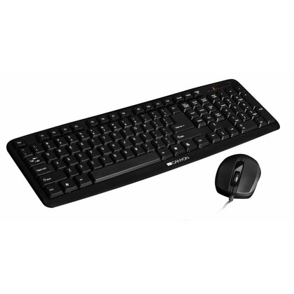 Canyon  Classic USB Keyboard + Mouse Combo Black Retail boxed
