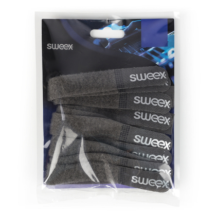 Sweex  Cable Binders 25 cm Grey - 10 Pack