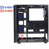 CIT  Raider Gaming Case 4 x Halo Spectrum RGB Fans Glass Front and Side with ASUS MB SYNC (Compatible Motherboard Required) Image