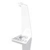 Falcon Value  Acrylic Head Phone Holder / Mouse Bungee - White Edition Image
