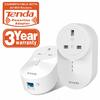 Tenda  AV1000 Passthrough Powerline Adapter Kit with 1 x Gigabit Port (AC Passthrough) - Pack of 2 - Black Friday Deal Image