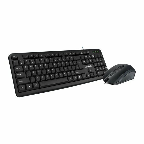 JEDEL G11-KIT Slim Keyboard and 3 Button Mouse Set USB - Special Offer