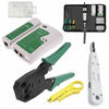 Generic RJ45 Ethernet Network Cable Tester Crimping Crimper Stripper Cutter Tool Kit Set - Special Offer Image