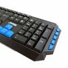 JEDEL WS880 Wireless Gaming Keyboard and 3 Button Mouse - Black / Blue - BLACK FRIDAY DEAL Image