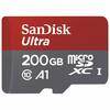 Sandisk  200GB Ultra microSDXC Memory Card + SD Adapter with A1 App up to 100MB/s,Class 10, U1 Image