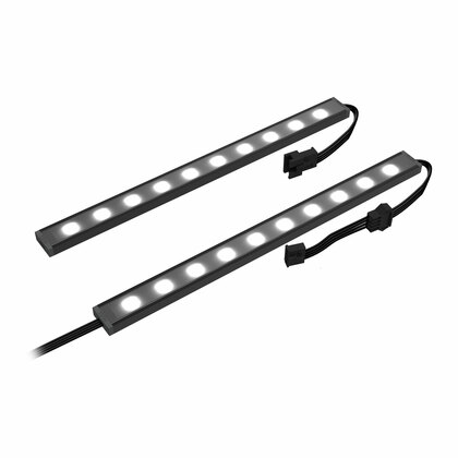 NZXT AH-2UGKD-B1 HUE 2 Ambient Underglow Lighting for E-ATX/ATX cases, 2x 200mm Strips, NZXT