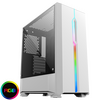 GameMax  Solar White RGB Midi Tempered Glass Gaming Case MB SYNC 3 pin Image