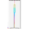 GameMax  Solar White RGB Midi Tempered Glass Gaming Case MB SYNC 3 pin - Special offer Image