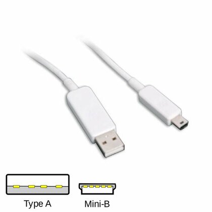 Generic  Mini USB Cables 2.0 - USB A To Mini B Male 1.5m