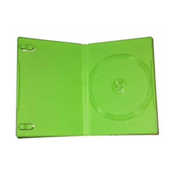 Generic Single DVD green Cases - 14mm
